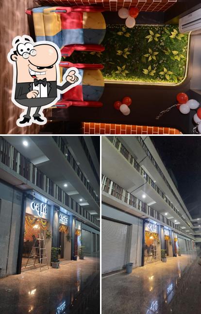 The exterior of Cafe Alexa
