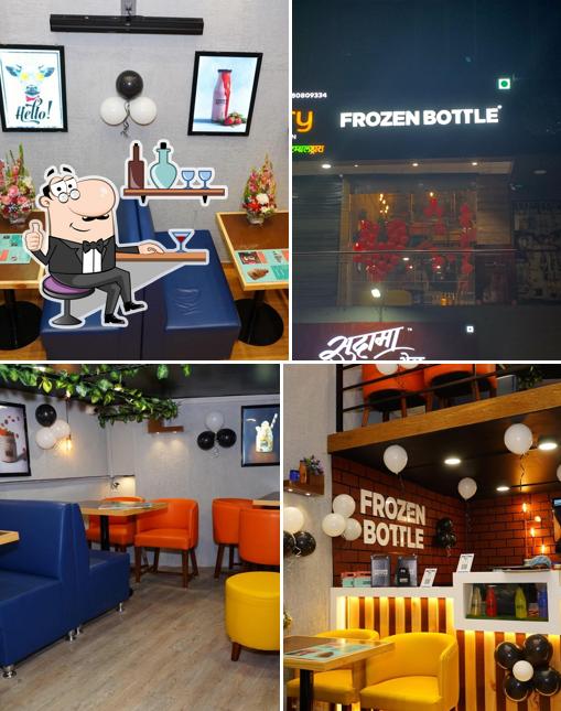 The interior of Frozen Bottle - Milkshakes, Desserts, and Ice Cream