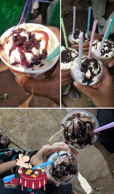 Coffee Center serves a number of sweet dishes