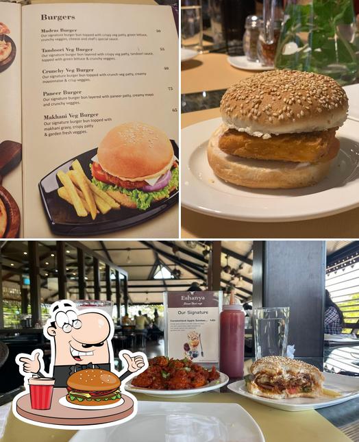 Get a burger at Eshanya Street Food Cafe - Kundapura