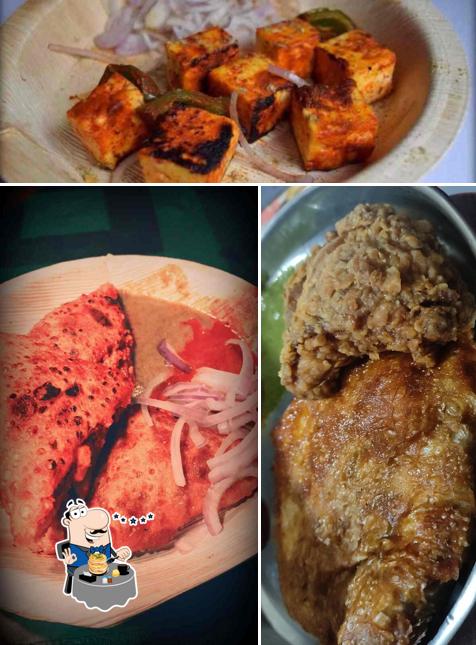 Food at Khan Saheb Grill and Rolls
