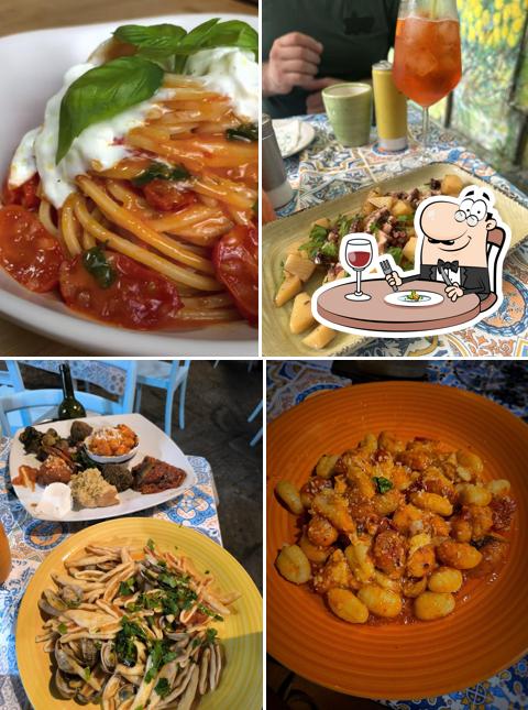 Cibo al Piatto di Vino