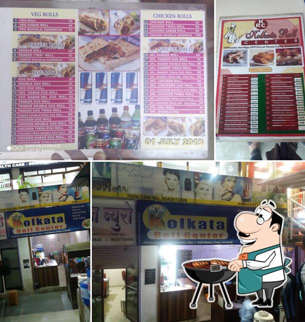 Here's a photo of Kolkata Roll Center