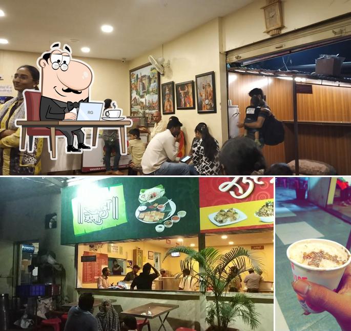The restaurant's interior and exterior