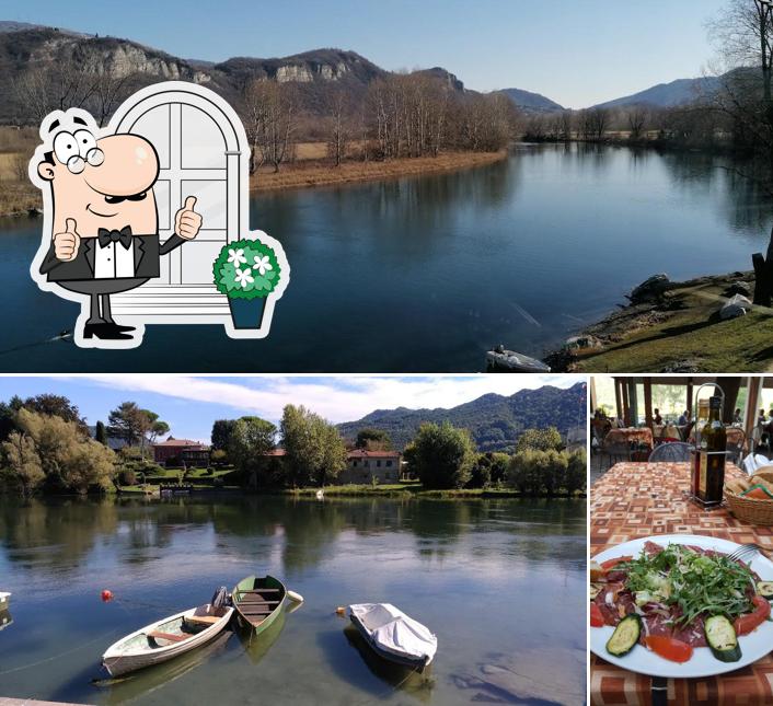 Tra le diverse cose da Trattoria CANTU' dal 1897 si possono trovare la esterno e tavolo da pranzo