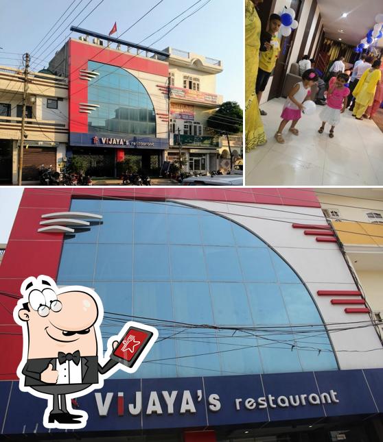 The exterior of Vijaya Restaurant
