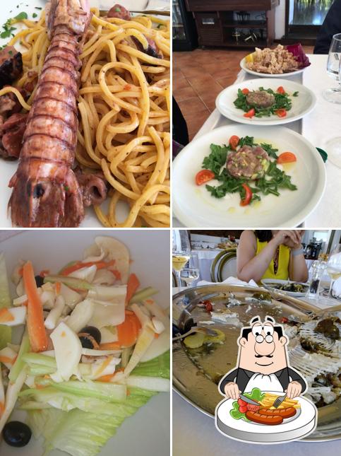 Cibo al Il Corsaro beach