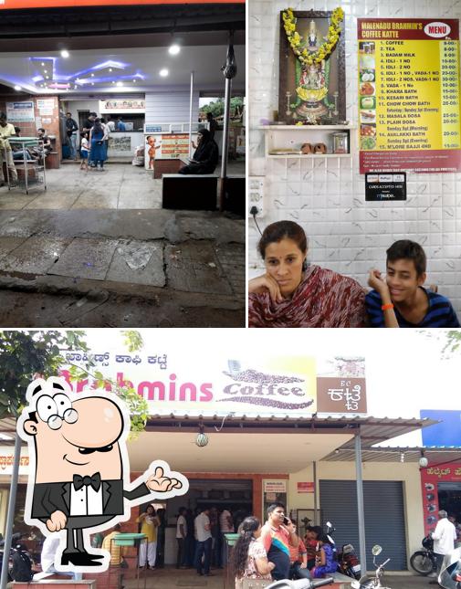 The interior of Brahmins Coffee Katte
