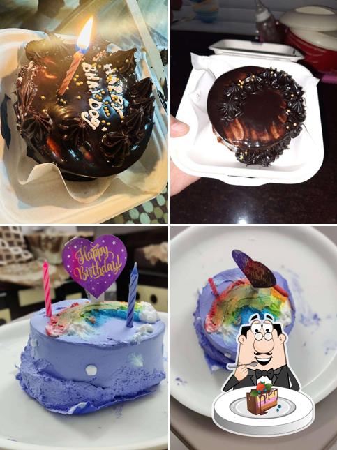 Chocolate cake at Cake'o Clock Bakery