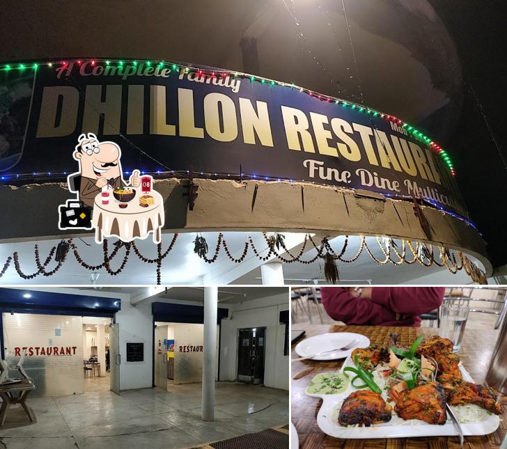 Among various things one can find food and interior at Dhillon Restaurant