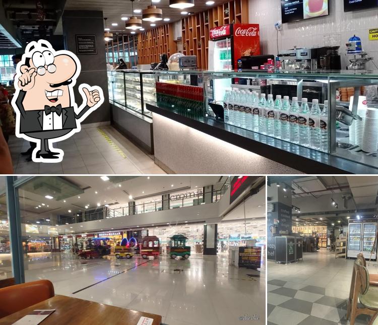 The interior of Haldiram's - SRK Mall