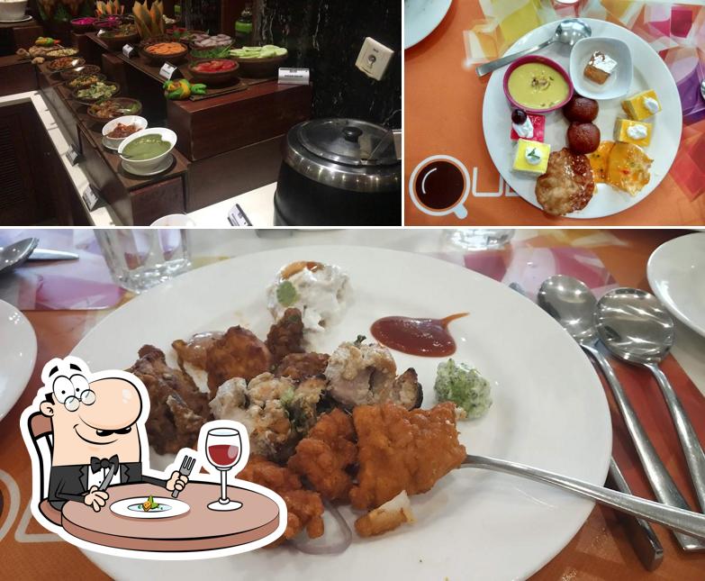 Food at Qube Cafe