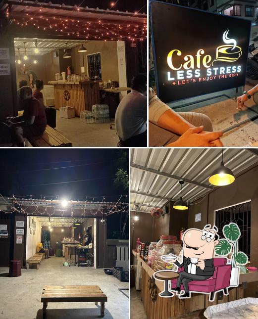 The interior of Cafe Less Stress