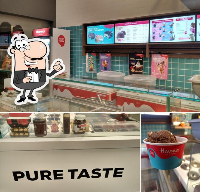 The image of interior and food at Havmor Havfunn