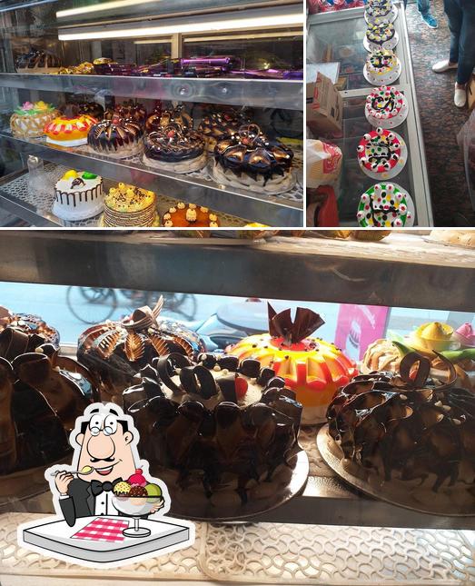 Pindi Bakers serves a variety of desserts