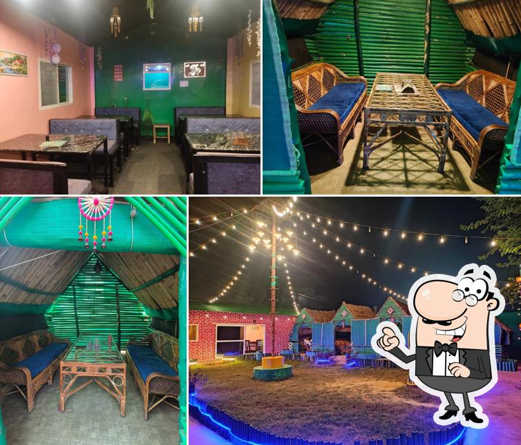 The interior of Safari Food Village, Etawah