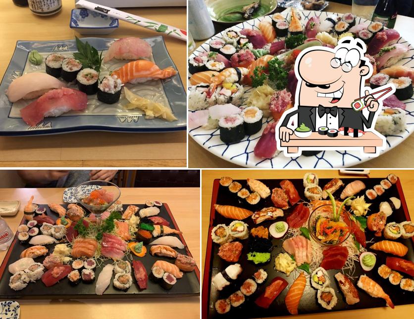 Sushi é um famoso item de comida originário do Japão