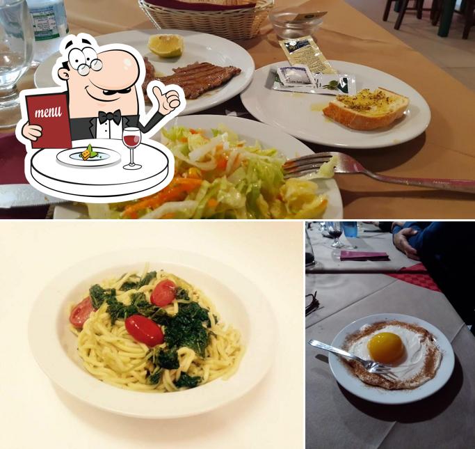 Platti al Trattoria nto' Cumannanti
