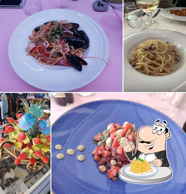 Spaghetti alla carbonara al Ristorante Corallo