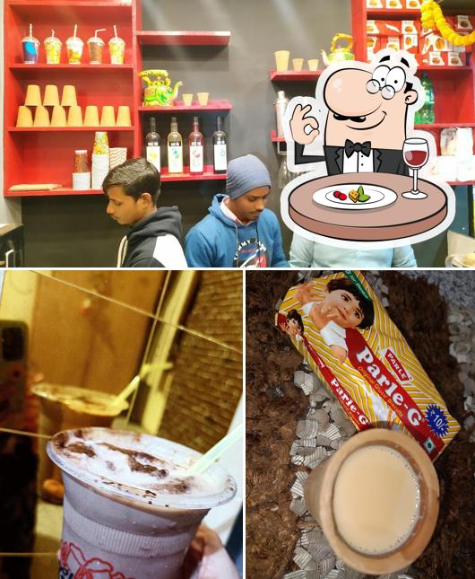 This is the picture showing food and interior at Chai Shai Theka
