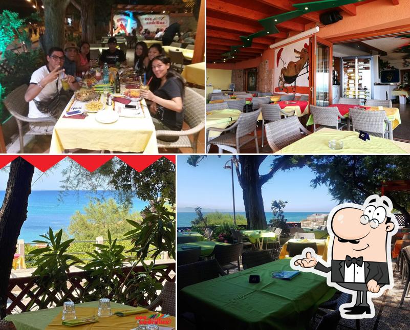 Gli interni di Coccodrillus Pizza Restaurant