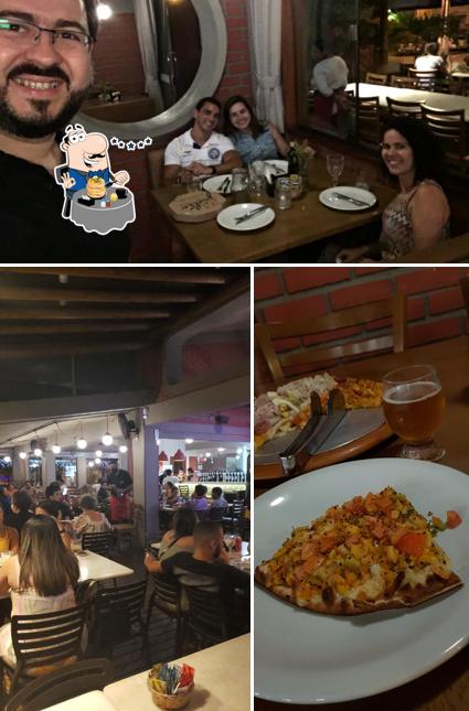 A foto do Pizzaria Di Pietro’s comida e interior