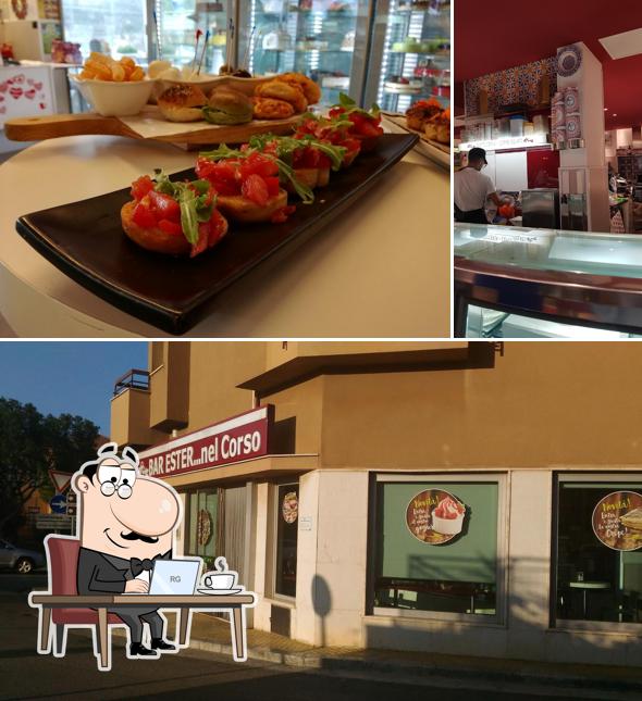 Gli interni di Bar Ester ... Nel Corso