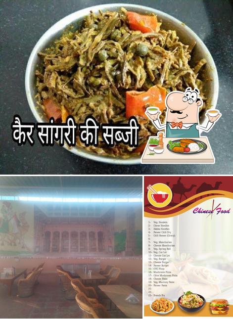 This is the photo displaying food and interior at Raisalot Palace Motel & Restaurant