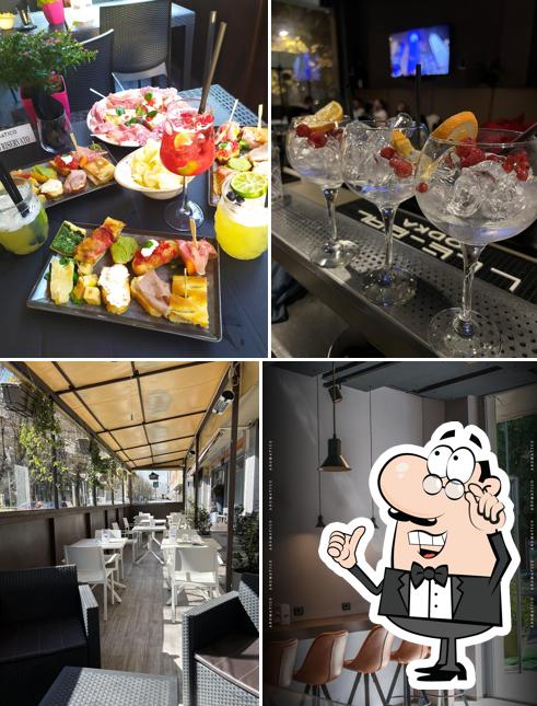 Gli interni di AROMATICO | cocktail & bistrot