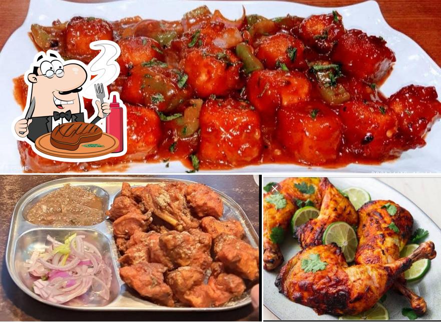 Pick meat meals at Friends corner family restaurant