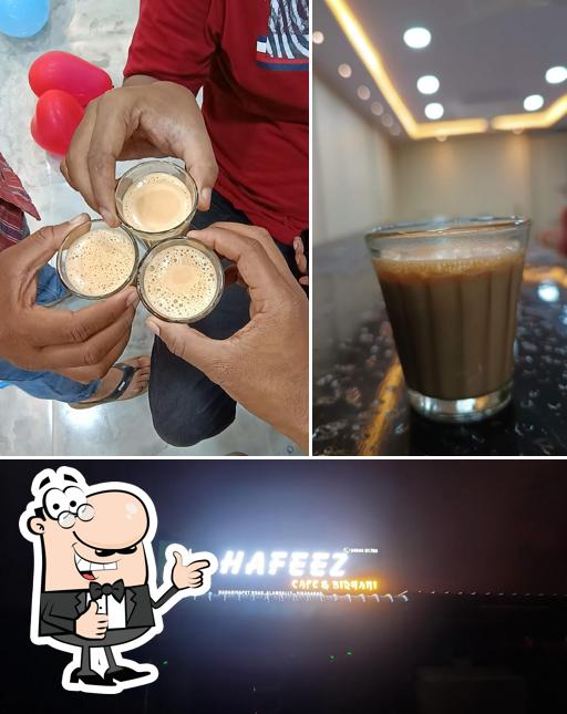Look at the pic of HAFEEZ CAFE&BIRYANI