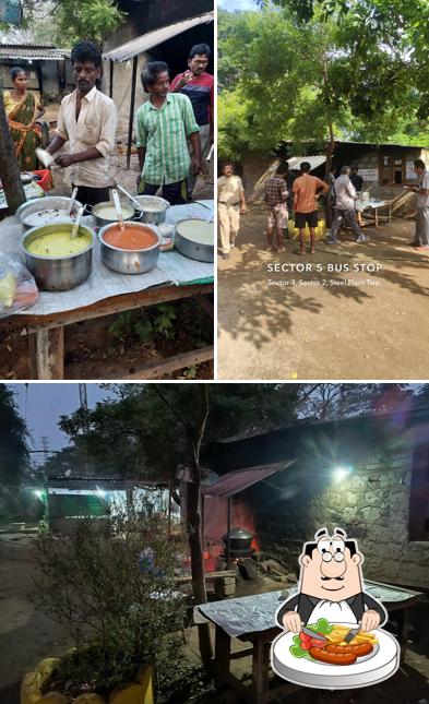 This is the image showing food and interior at Rambabu Tiffin Centre