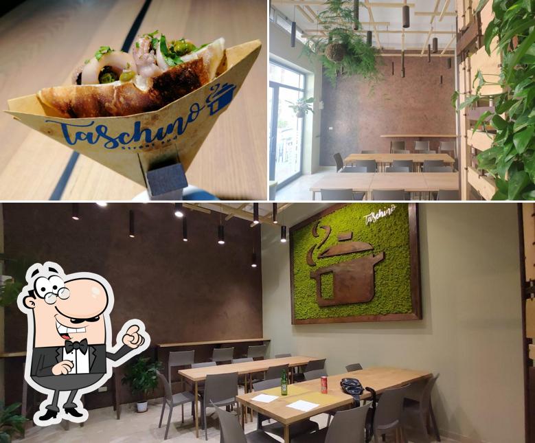 Questa è la immagine che mostra la interni e cibo di Taschino Lab Questa è la immagine che mostra la interni e cibo di Taschino Lab