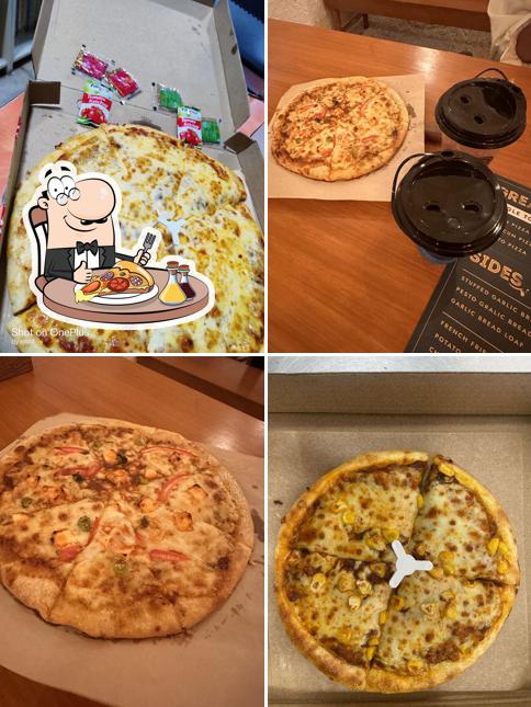 Order pizza at The Oven Slice