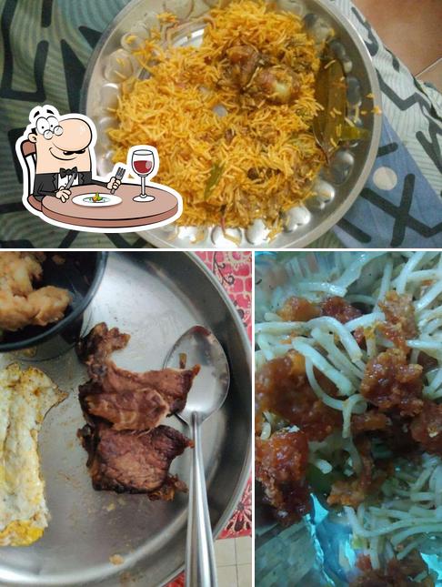 Meals at The Royalz biryani and kababs