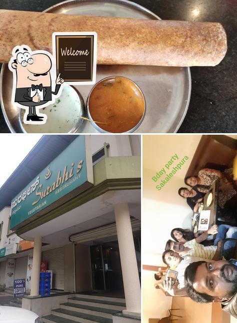 Look at the image of Surabhi's Veg Restaurant