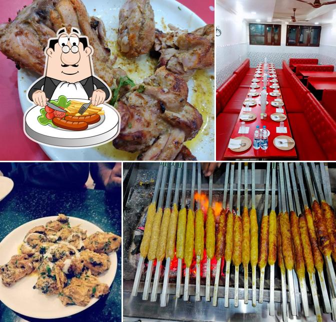 Food at New Shama Family Restaurant