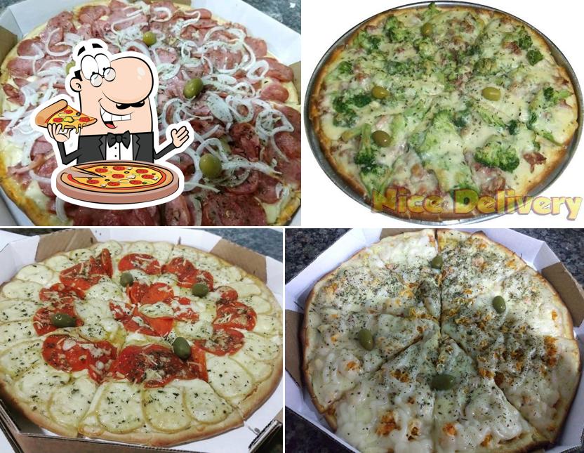 Consiga diversos variedades de pizza
