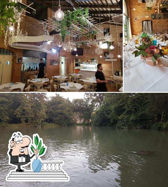 Goditi la vista dall'area esterna di Ai Molini Mirano