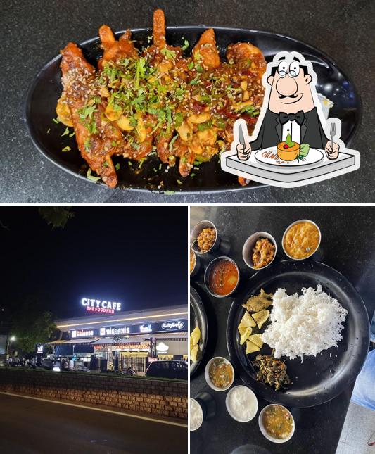 City Cafe - The Food Hub is distinguished by food and exterior