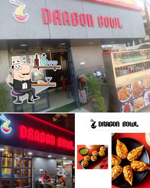 The interior of Dragon bowl
