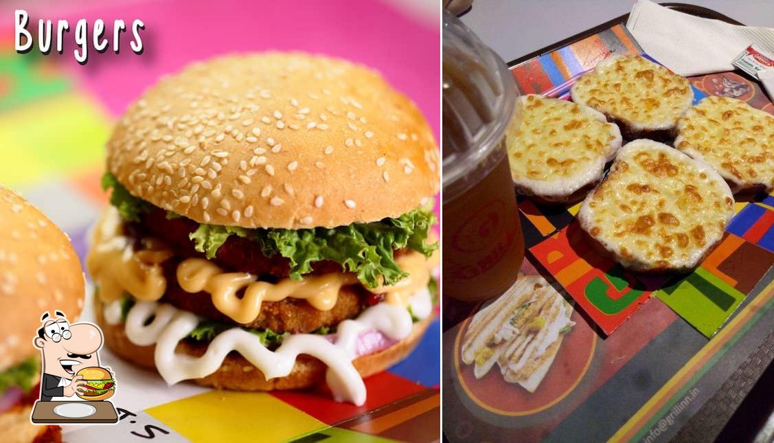 Get a burger at Grill Inn