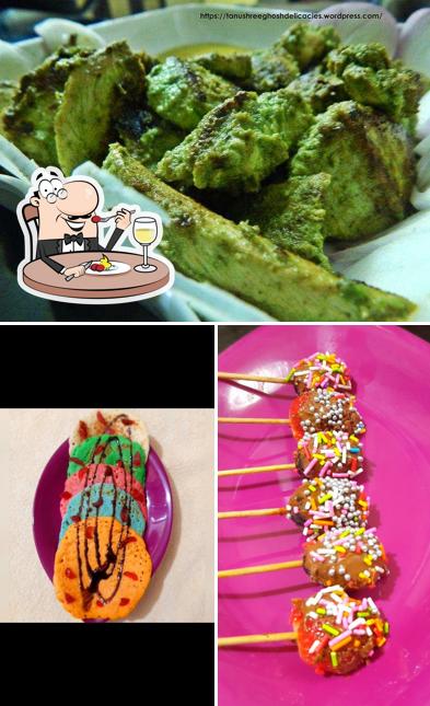 The picture of food and interior at Mushtaq Chicken Corner