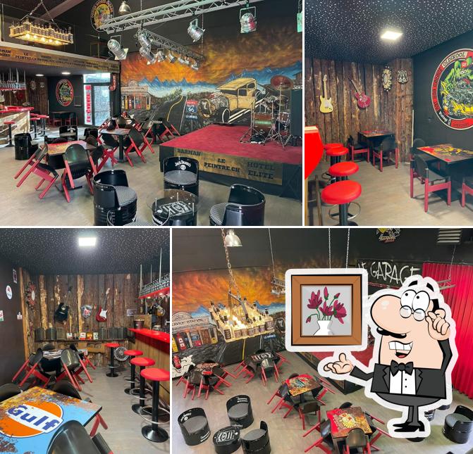 Gli interni di Bar Le Garage