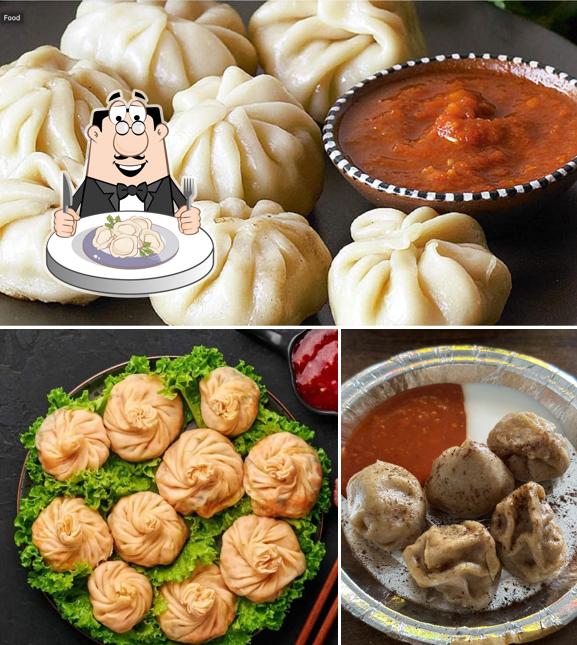 Dumplings at Belanwali swadeshi momoj