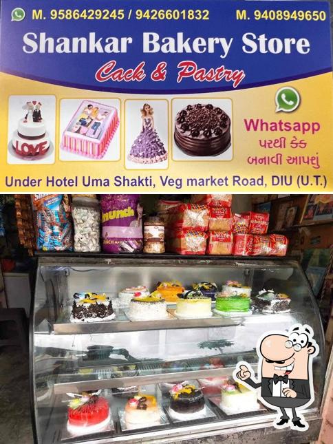 The interior of Best Bakery in Diu - Shankar Bakery