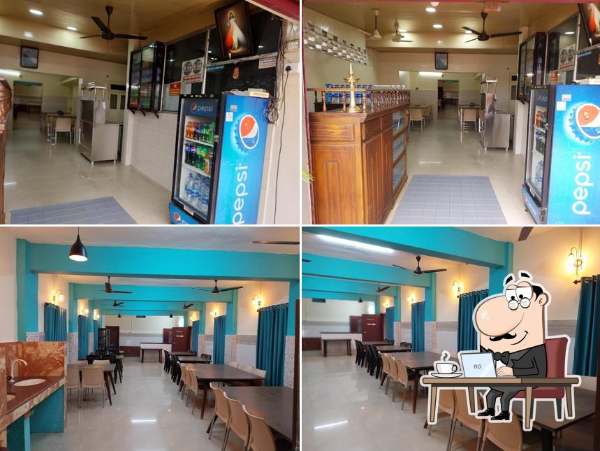 The interior of Cheppallil Hotel