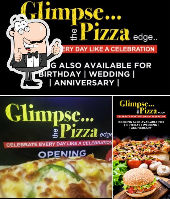 Look at this image of Glimpse...the pizza edge