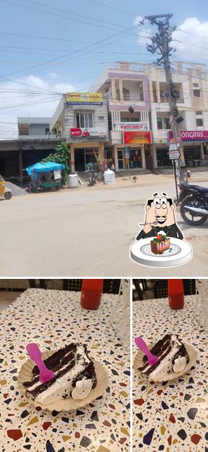 Chocolate cake at Monginis cake shop, Gopalpur