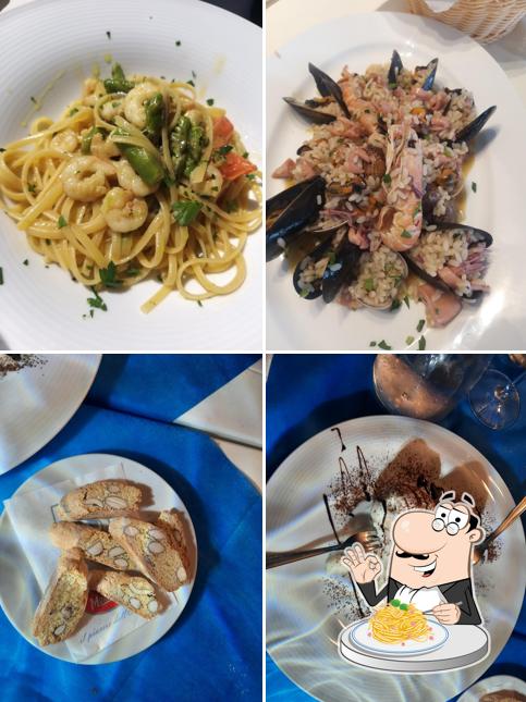 Spaghetti alla carbonara al La Dolce Vita